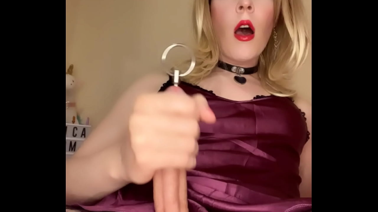 Trans Huge Cock Sounding and Cumswallow With Cumswallow Jess Bloom