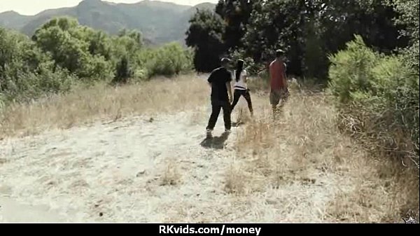 Tight teen fucks a man in front of the camera for cash 5