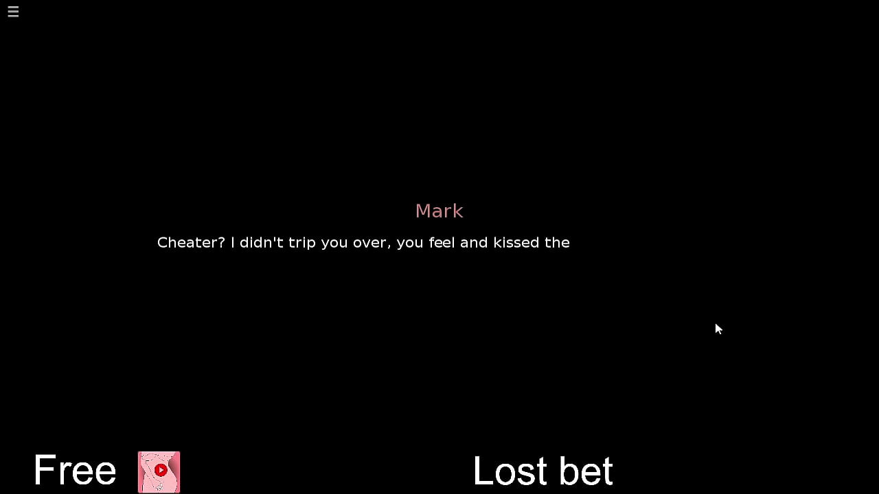 Lost bet  (free game itchio) Visual Novel