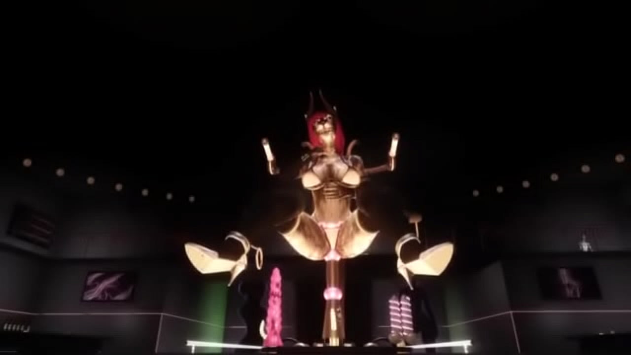 Furry on a machien table