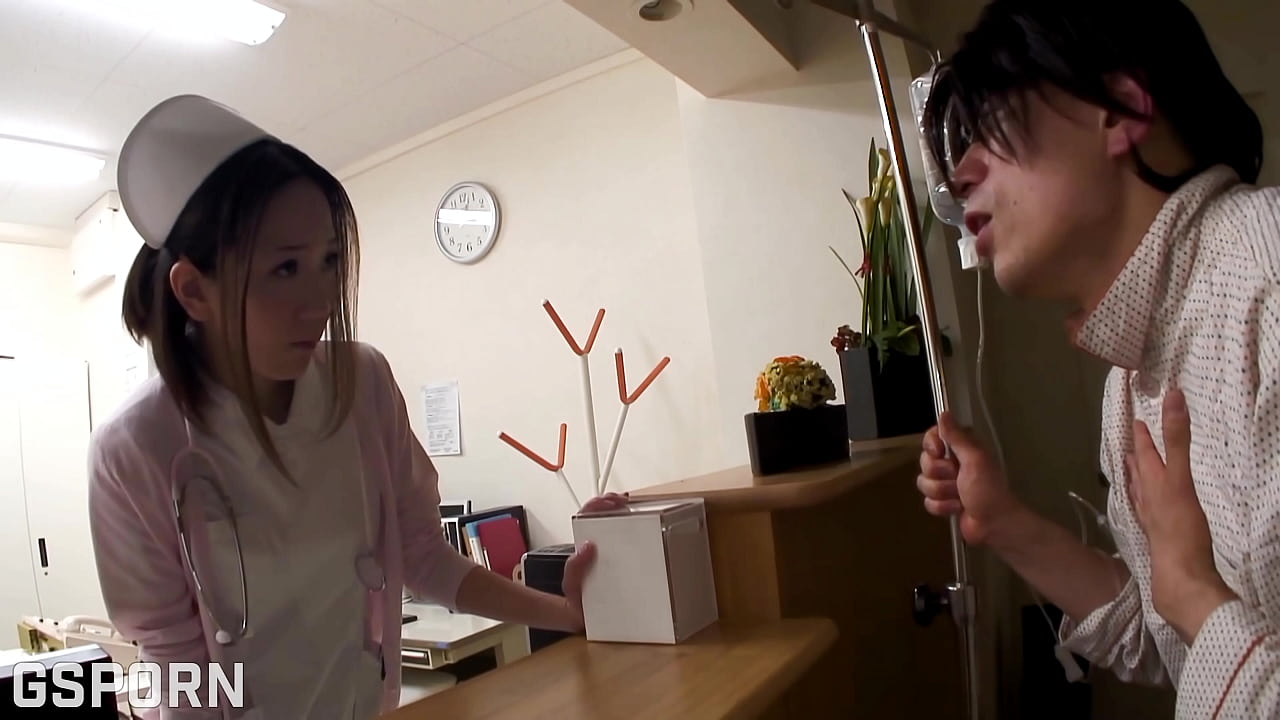 Sexy japanese nurse girl make nice blowjob and fuck in the hospital