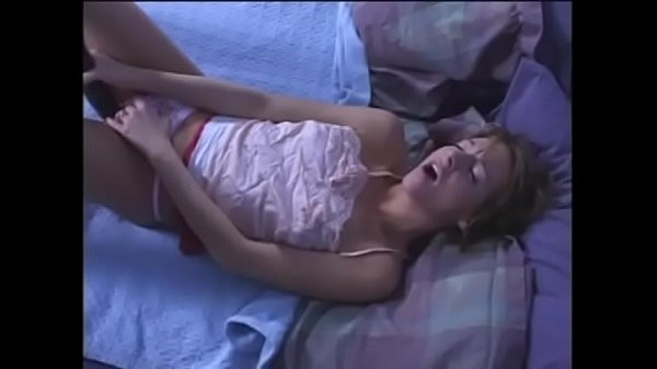 Lusty slut Sierra Sinn strokes and deepthroats a long hard dick in bedroom then gets drilled