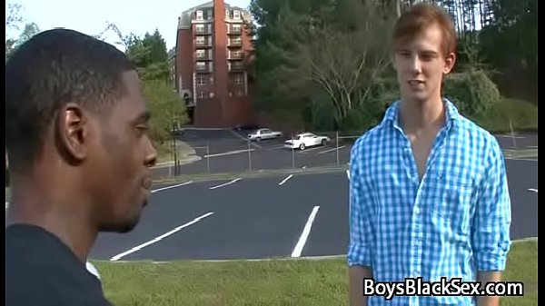 Black Gay Muscular Man Seduces Teen White BOy For A Good Fuck 15