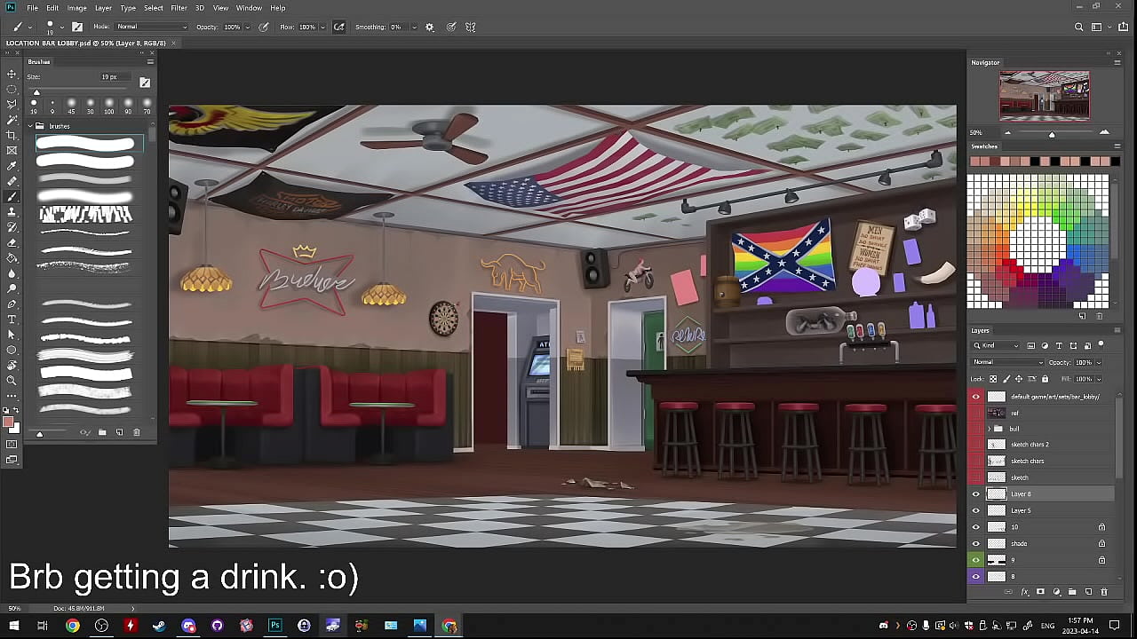 STS broadcast by DC on Picarto dated 14.04.2023