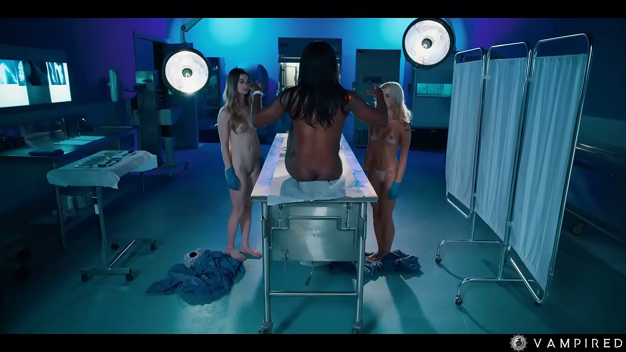 Lesbian JOI Threesome - Ebony Vampire Master Turns Blonde Teenagers Into Her Mesmerized Sex Slaves