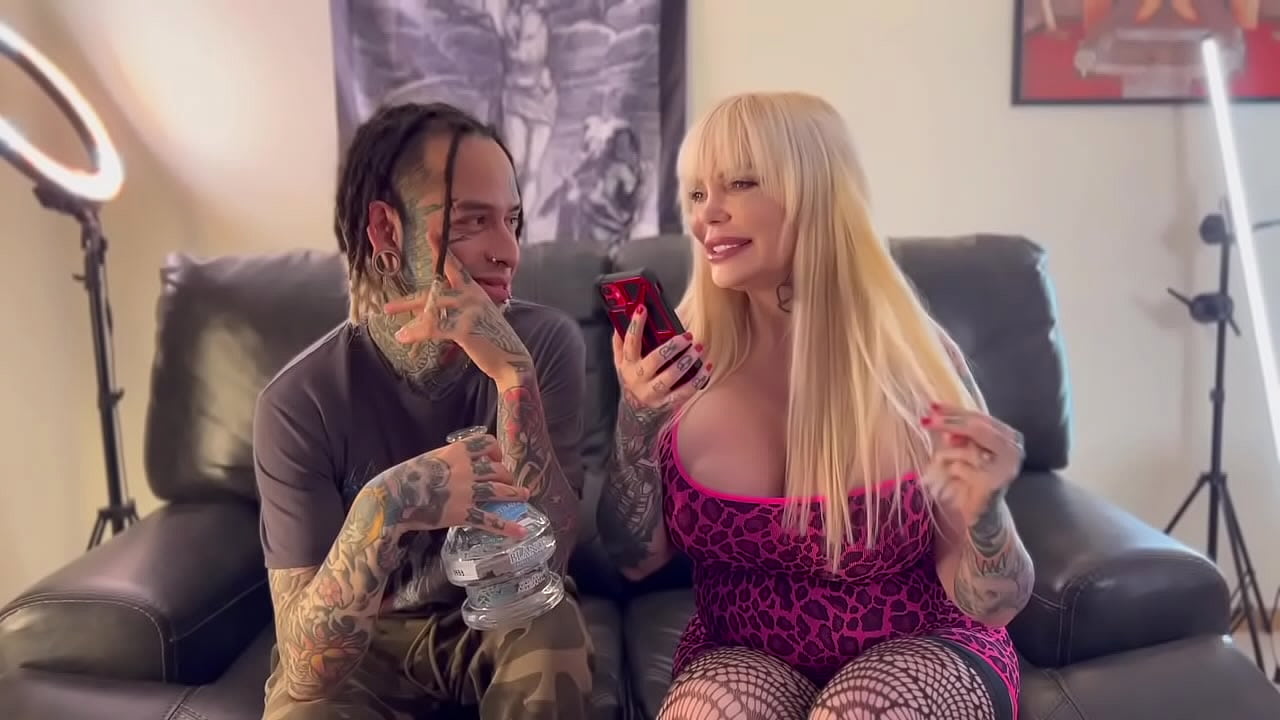 Sabrina Sabrok Mia Sanz sucking dick getting fucked and cum in tits