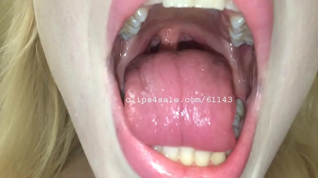 Mouth Fetish - Kristy Mouth Video 1