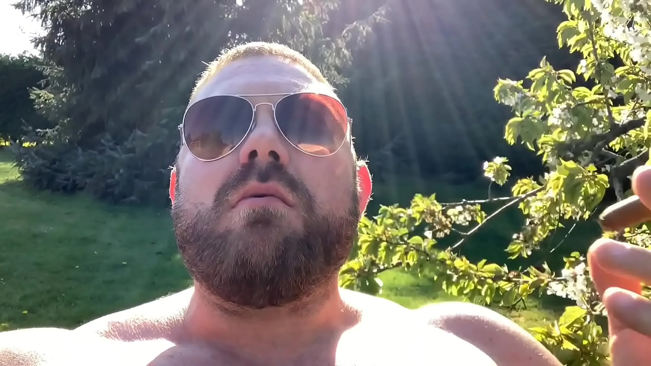 Smoking my cigar outside