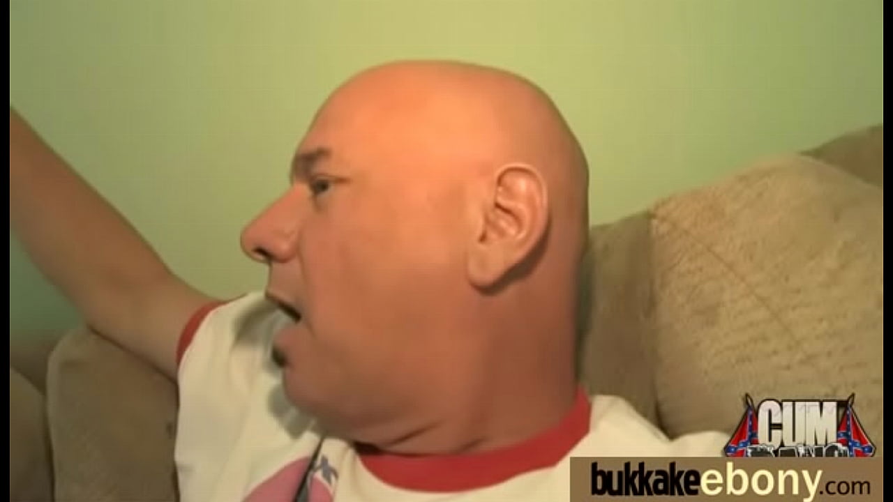 Ebony gets fucked in all holes by a group of white dudes 15