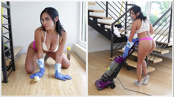 BANGBROS - My Dirty Maid Selena Santana Cleans My House And My Big Dick