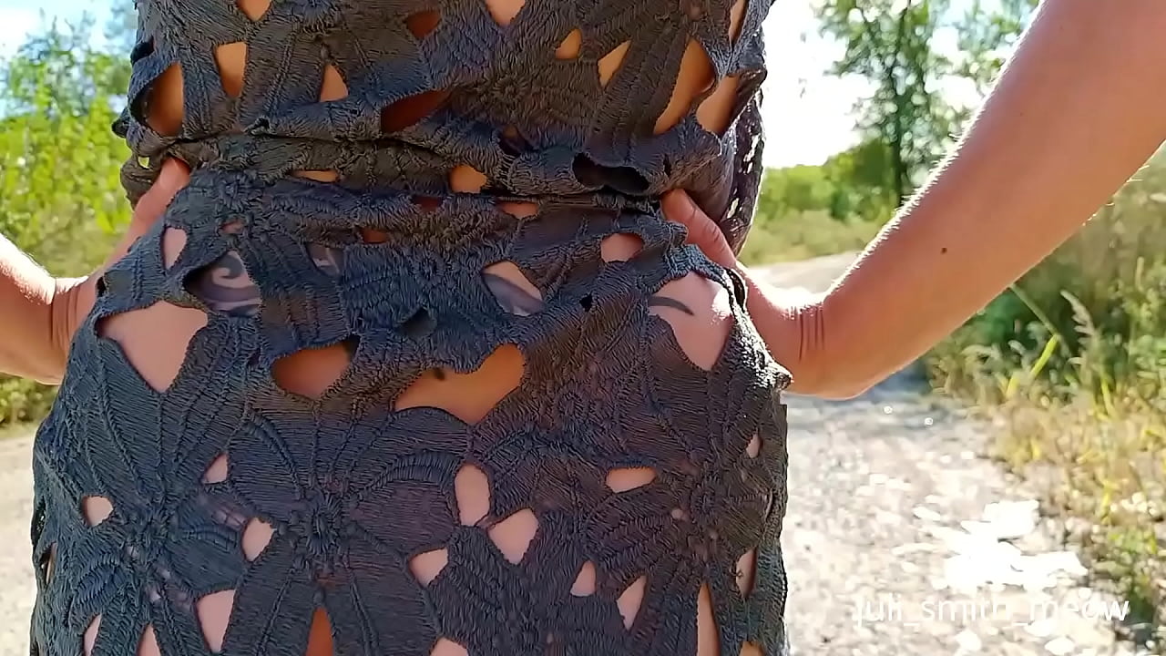 Oops, you can see nipples through the dress