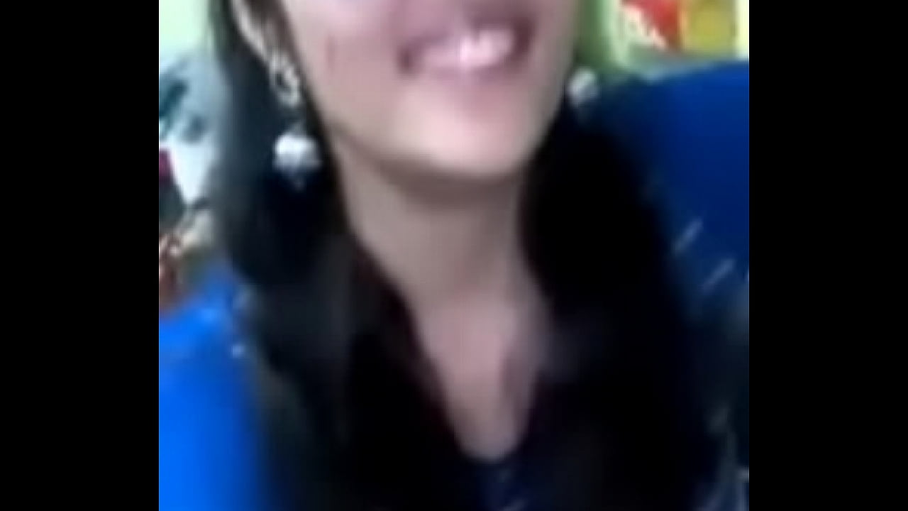 A cute girl self made video