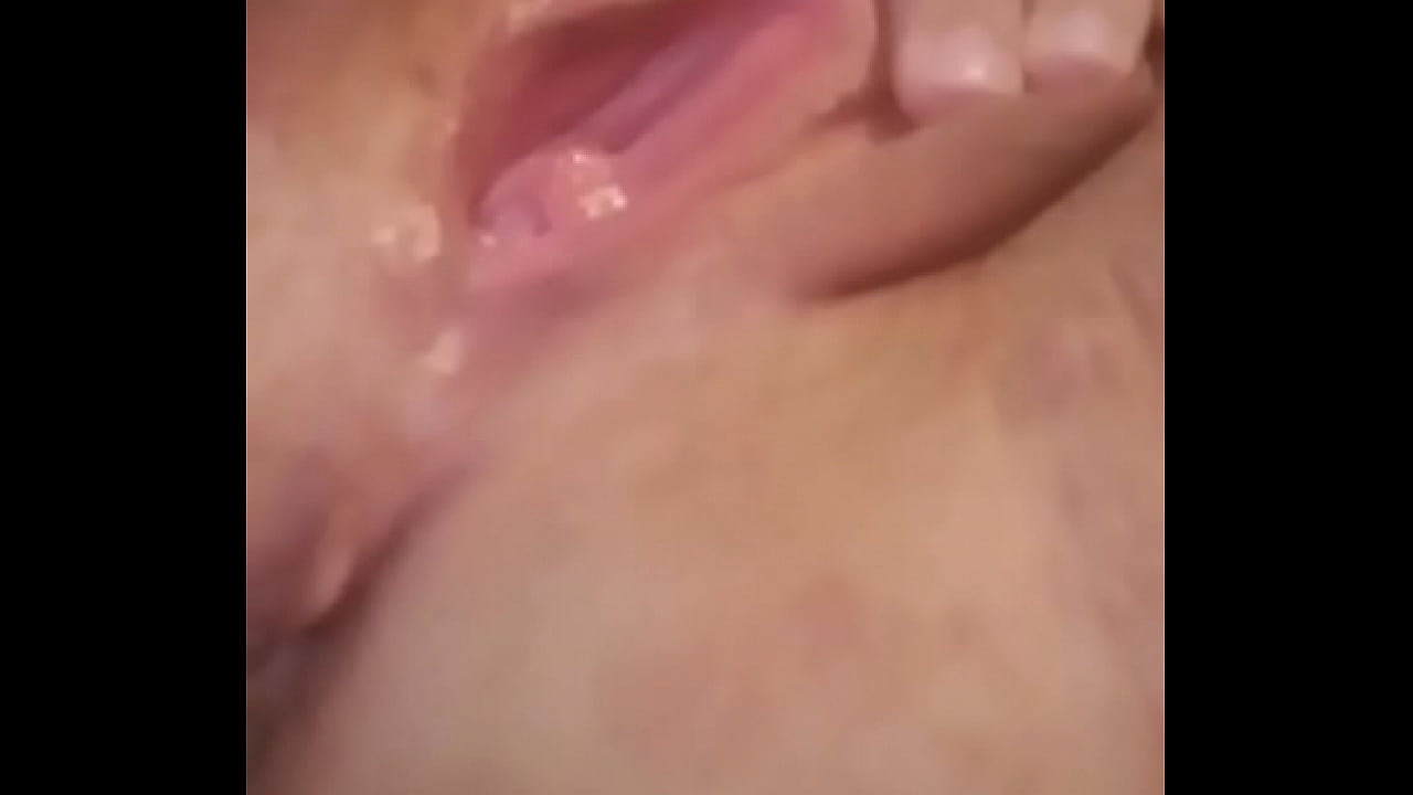 Wife fingering her soaked pussy