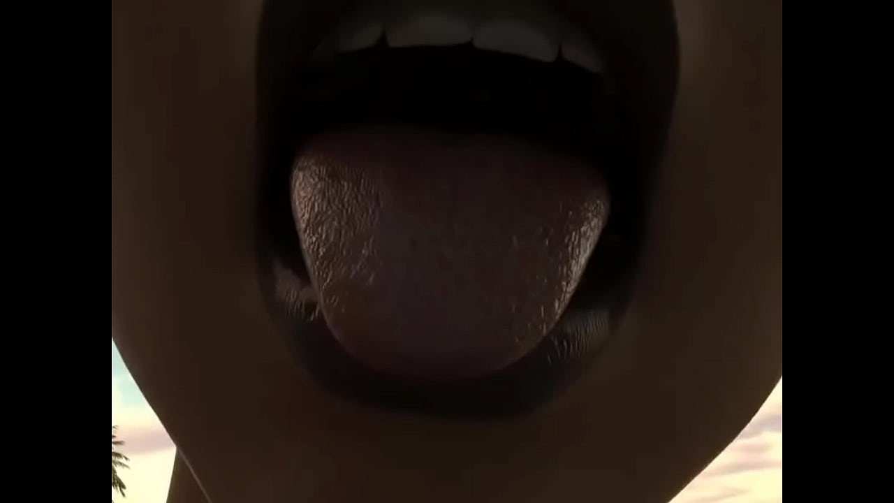 mujer traga a mini chica