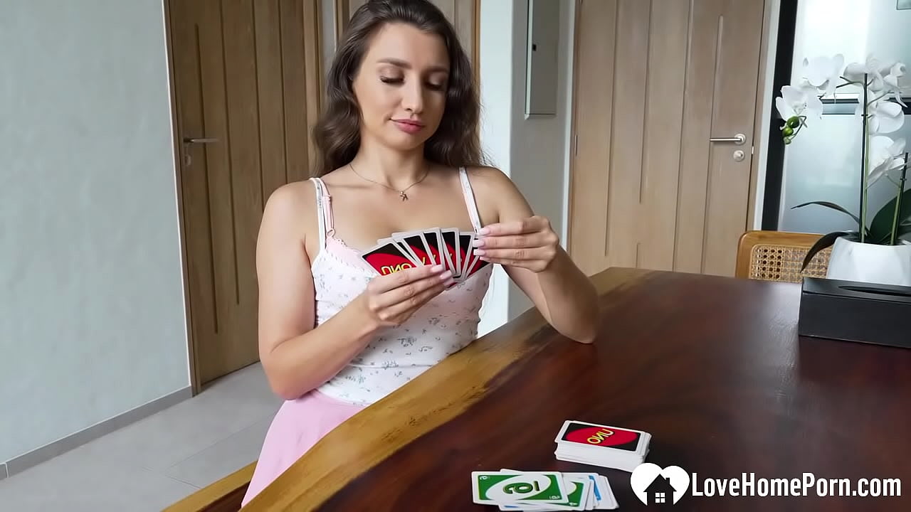 Brunette with big tits loves my big cock