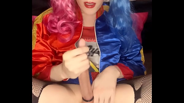 Futa Harley Quinn Cosplay Big Dick Cumshot And Anal Play