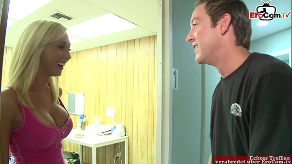 Skinny woman with nice tits seduced by the masseur