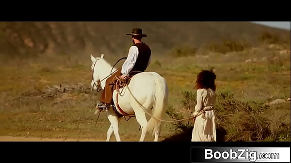 Perfect Body Ebony Girl Caught & Disciplined By White Cowboy 