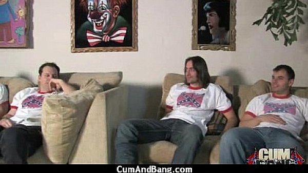 Ebony slut group fucked and facialized 19  