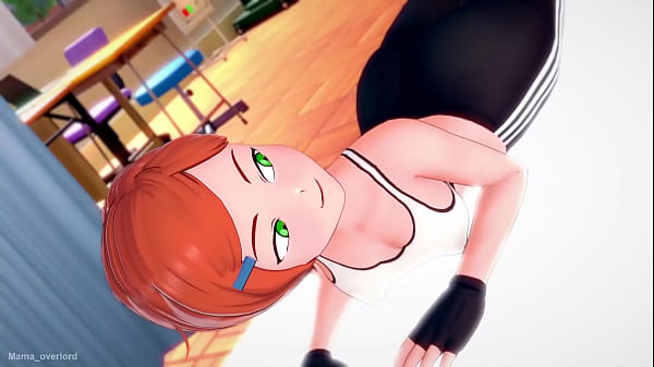 Gwen Tennyson se pone su atuendo de deportes para follar oculta en la enfermer&iacute;a (ben 10 hentai) (sin censura) (versi&oacute;n adulta) 