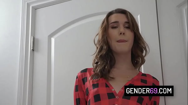 Trans teen ass fucked by big cock boyfriend