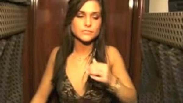 Hot Brunette STRIPPING NAKED Interview MUST WATCH!!