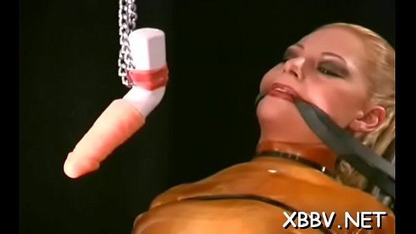 Naked girlie is playing with a marital-device