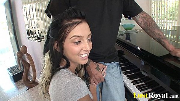 Piano lesson not going well for her  