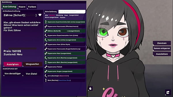 Gameplay | Visual Novel | !&Omega; Factorial Omega: My Dystopian Robot Girlfriend #16 K&ouml;rperteile