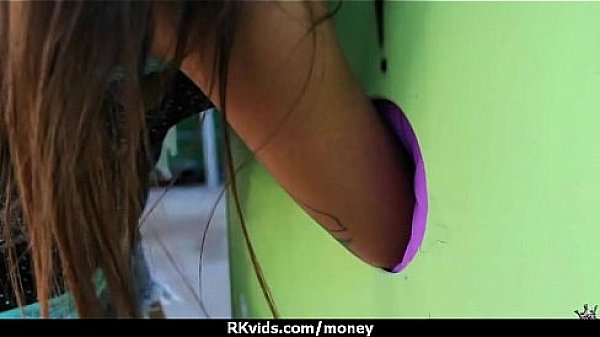 Sexy natural chick trades cash for some rough sex 26