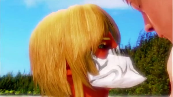 Bleach girl has sex and gives boobjob