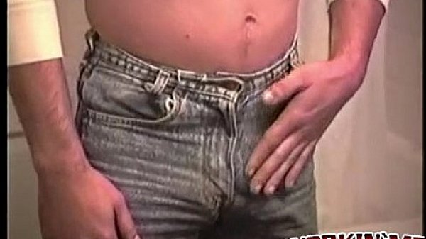 Young gay masturbating playfully