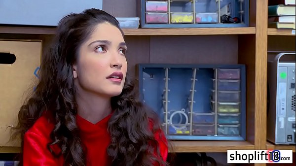 Hot latina MILF busted by a policeman because off mysterious box  