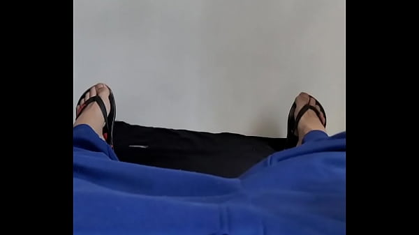 Momentary enjoyment with a dick pumped jock