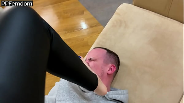 Hot Domme Kira In Tight Pants Use Her Human Furniture Slave For Ignorant Facesitting Female Domination and Bare Feet Humiliatrix 