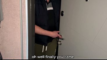 Real Cheating - Fucked Wife's Friend's Tight Pussy While Wife Is at Work - POV - Reverse Cowgirl - Loud Moans - Big Cock - Tiny Pussy - Fishnets