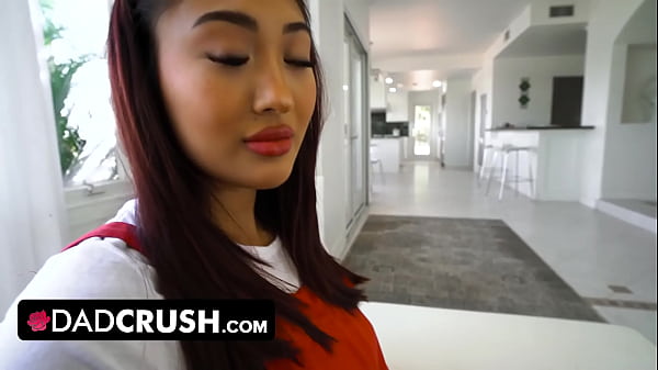 DadCrush - Horny Sud Teaches Big Assed Asian Babe Mina Luxx How To Satisfy Her Boyfriend