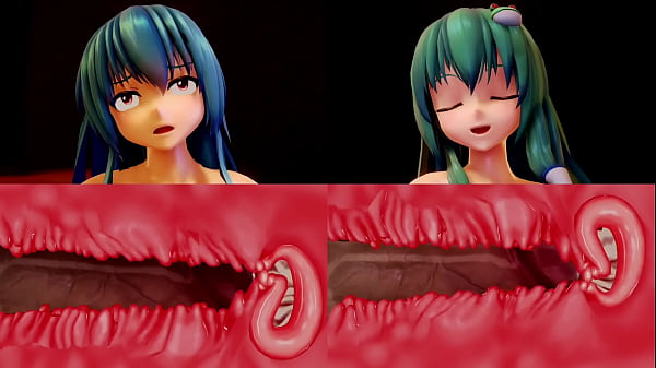 東方 早苗 天子 mmd セックス 中出し  