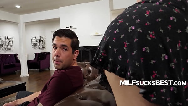 Pissed Step Mom Sucks Useless Son's Cock