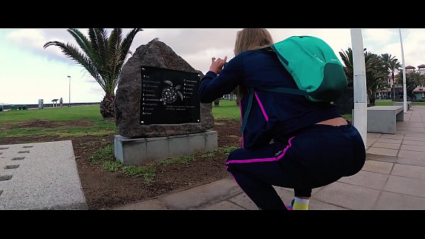 Russian PORNSTAR TRAVELER Sasha Bi -  El Faro de Maspalomas. Gran Canaria