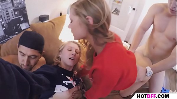 this two girls make everything together 