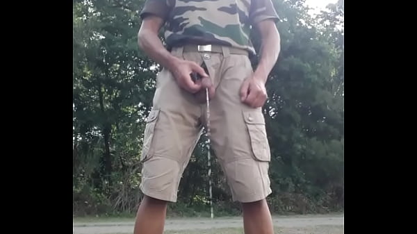 pee exhib of my cock my ass hole and my anus outdoor 