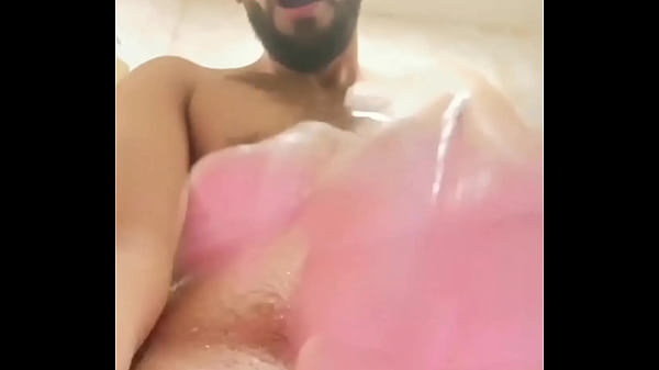 Beautiful Latino Jerking His Big Uncut Cock In The Shower Until He Cums And Eats His Own Load