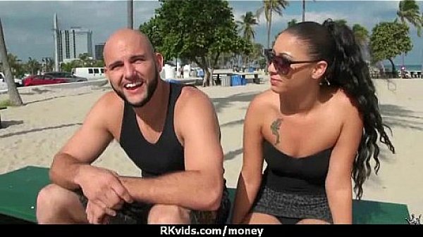 Hot sexy amateur babe needs a lift and takes cash 9