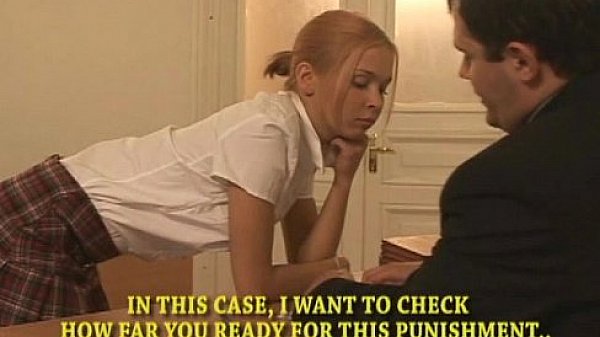 Sexy student blonde punished in bondage by her sadistic professor