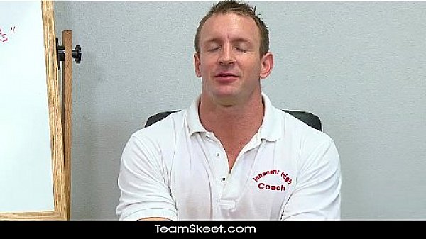 InnocentHigh Young blonde Bailey Blue classroom sex