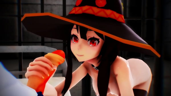 [20190707][MMD]XXX この素晴らしい世界に祝福を！ めぐみんのフェラチオとセックス!