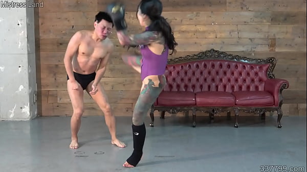 Japanese Femdom Human Sandbag  