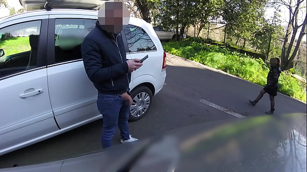 The Teacher Swallows Cock on a Public Street (Dick Flash Extreme Public Action!) - MissCreamy