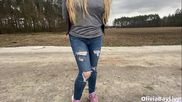 busty blonde was fucked in exchange for a car ride